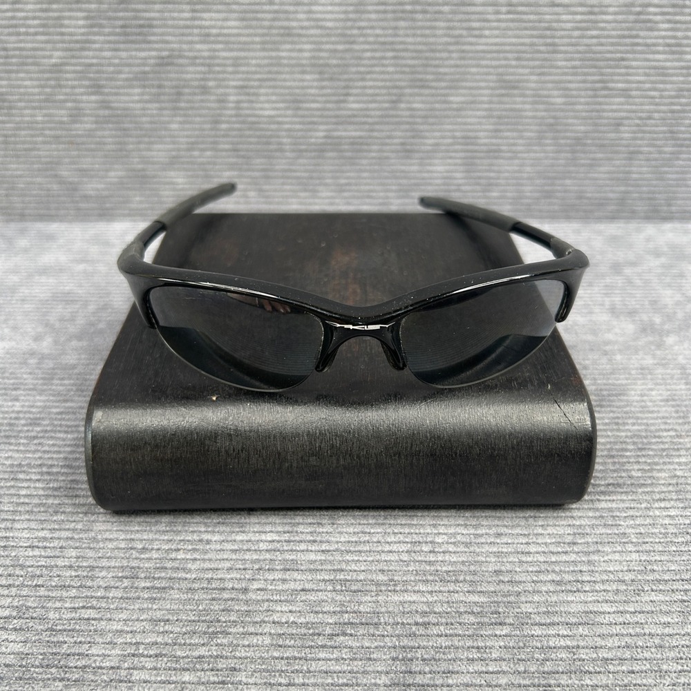 Vintage Oakley Half Jacket Black Wrap Sport y2k Sunglasses Made In USA